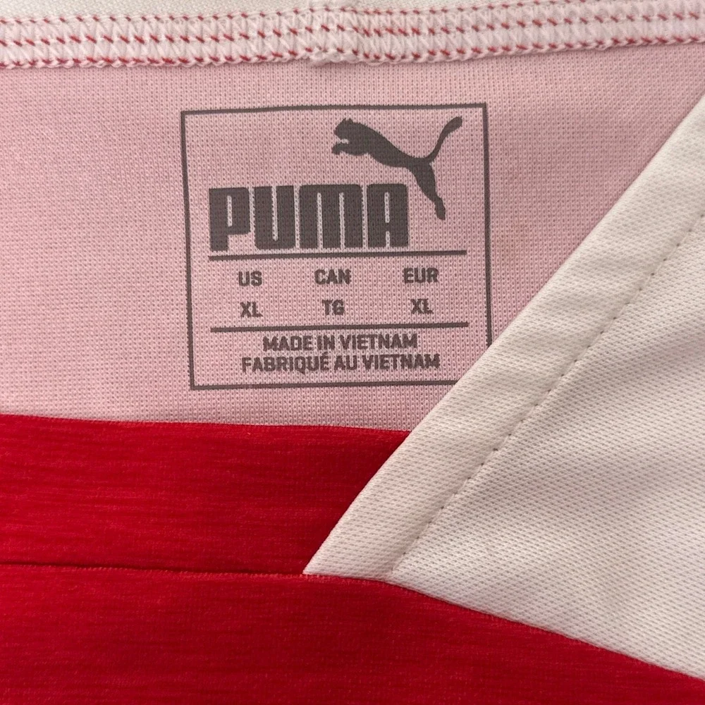 Puma Arsenal FC 2018-19 Home Jersey Red White Mens XL Fly Emirates Soccer Shirt - Picture 5 of 12